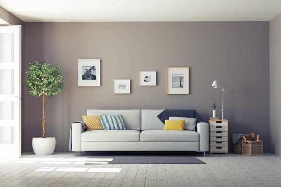 Travaux de peinture avec enduit décoratif à Annecy - Sillingy - CHAUX ROOM